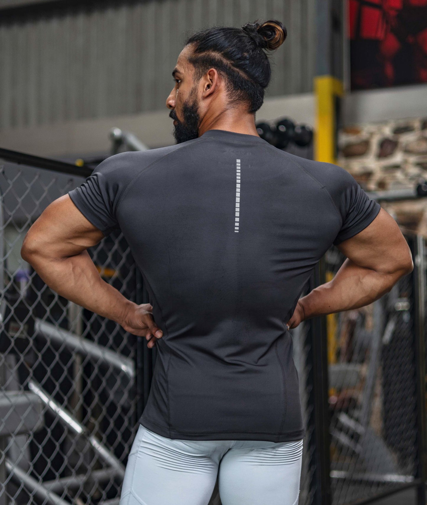Viking Pro GymX Compression Tee: Bullet Grey