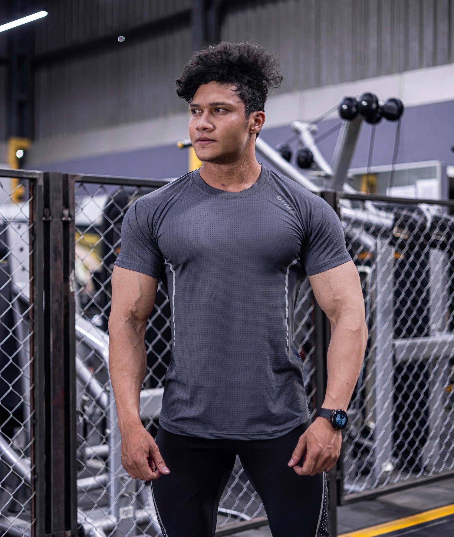Airflow Steel Grey GymX Tee - Sale - GymX