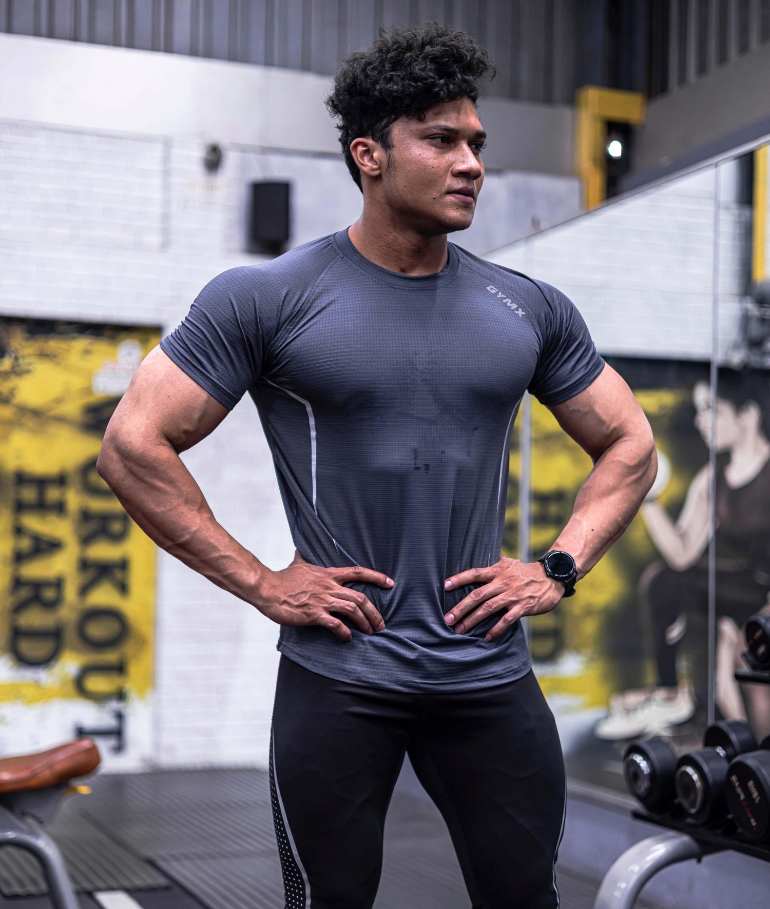 Airflow Steel Grey GymX Tee - Sale - GymX