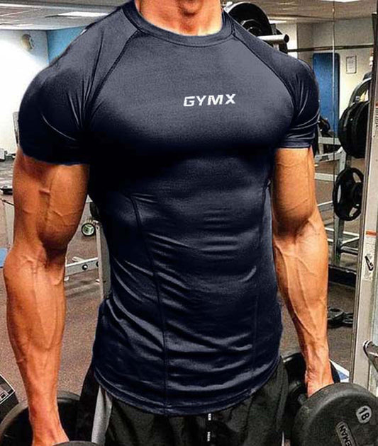 Viking Pro GymX Compression Tee: Mystery Blue
