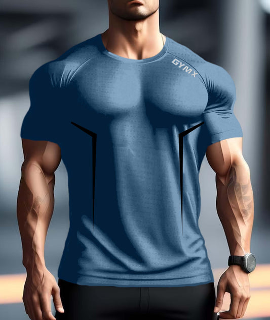 Airflow Mist Blue GymX Tee - Sale - GymX