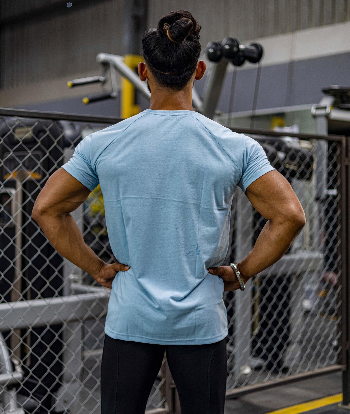 Pure Cotton GymX Tee: Olympic Blue - Sale