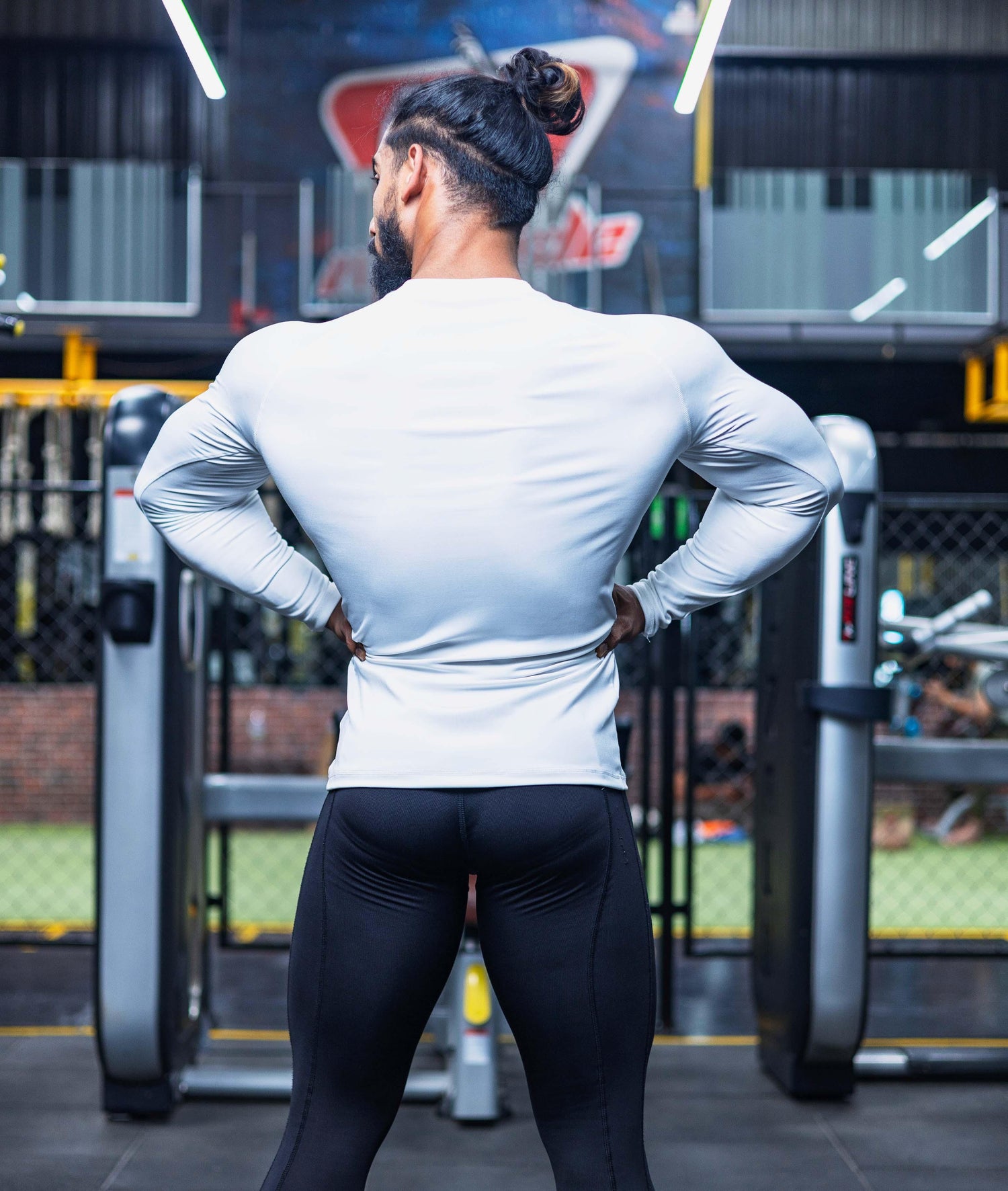 Compression GymX Full SleeveTee: Perfect White - Sale - GymX