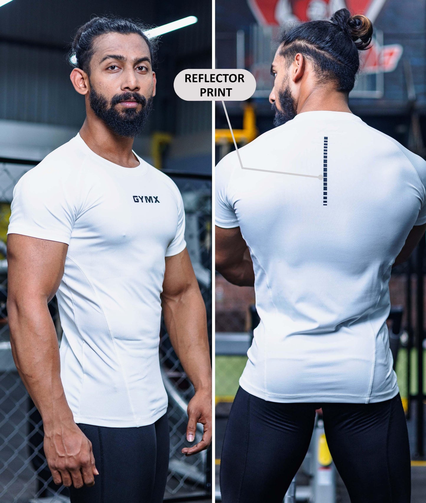 Viking Pro GymX Compression Tee: Frost White