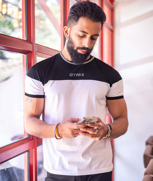 Lifestyle GymX Tee: Black & White - GymX