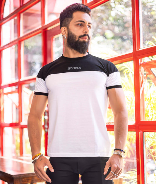 Lifestyle GymX Tee: Black & White - GymX