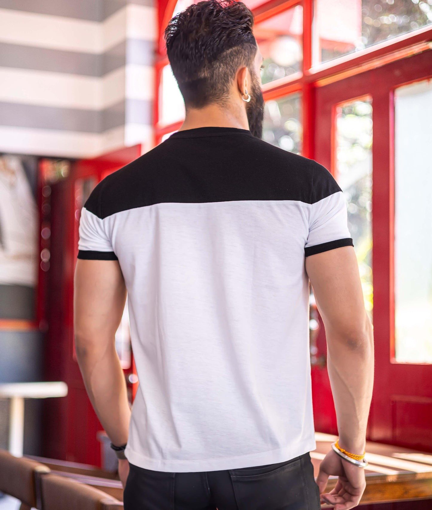 Lifestyle GymX Tee: Black & White - GymX