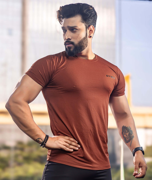 Impulse GymX Tee: Rust Red - Sale