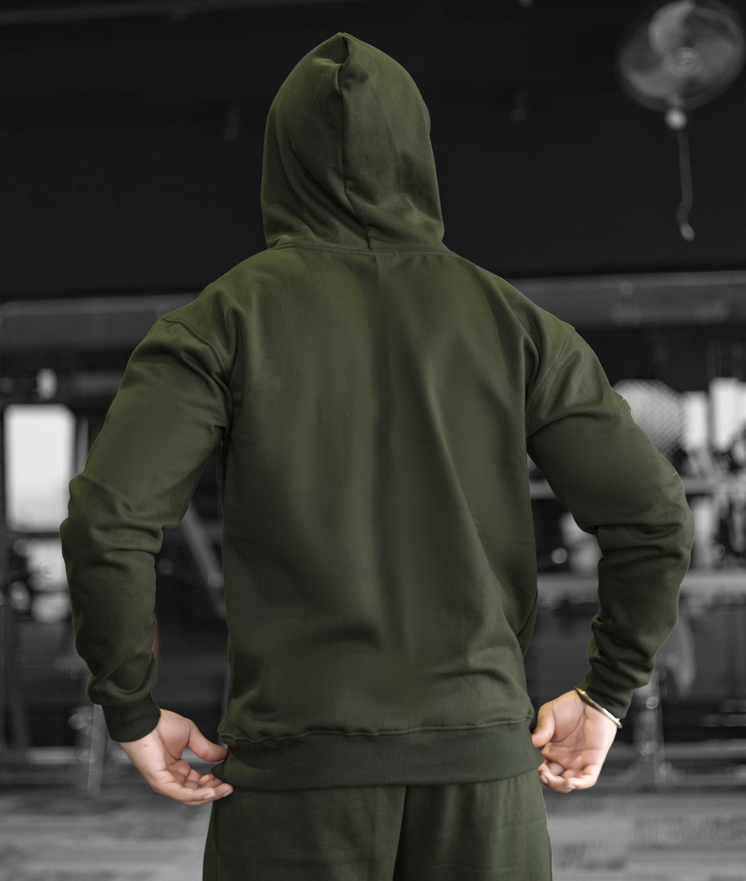 Signature Oversized GymX Hoodie: Military Green - GymX