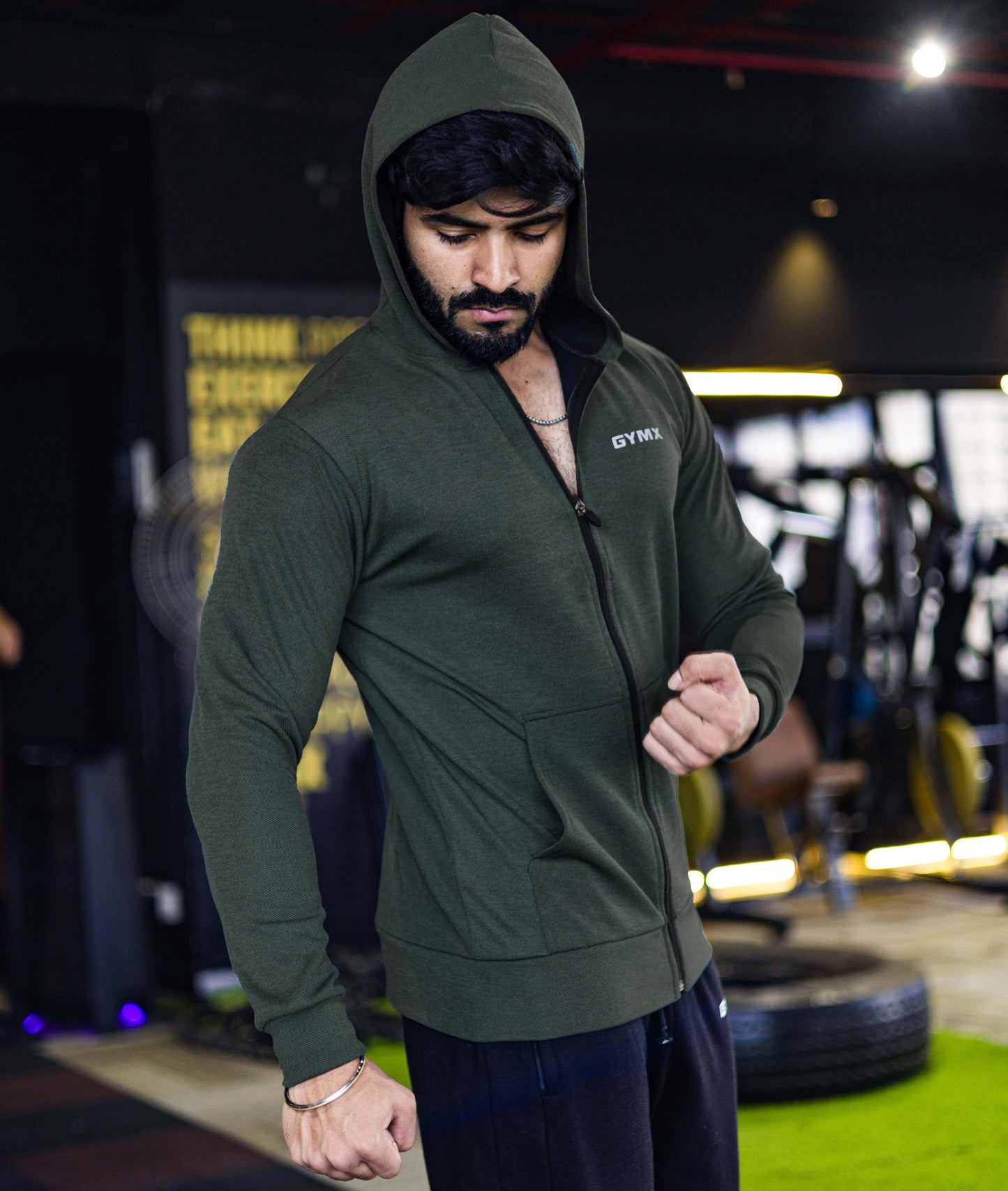 On A Mission: British Green GymX Hoodie - GymX