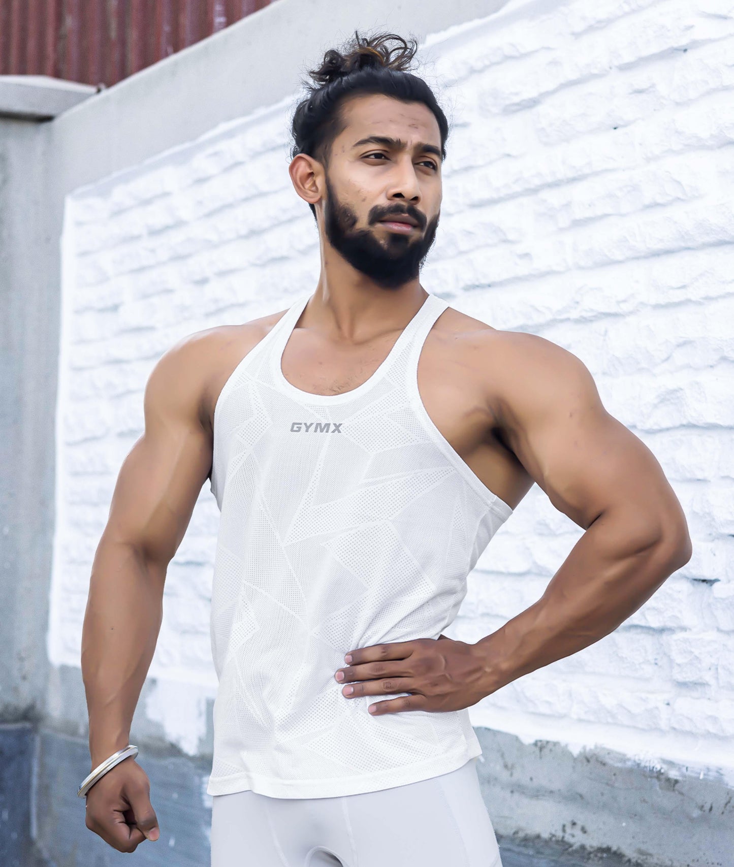 Speed GymX Stringer: Textured White - GymX