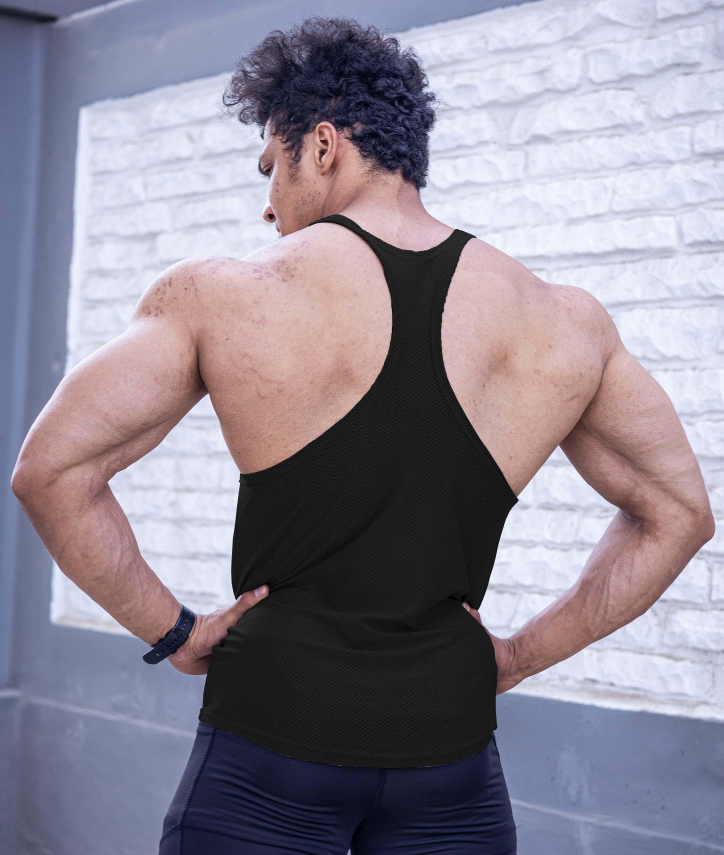 Diamond Cut GymX Stringer: Black - GymX