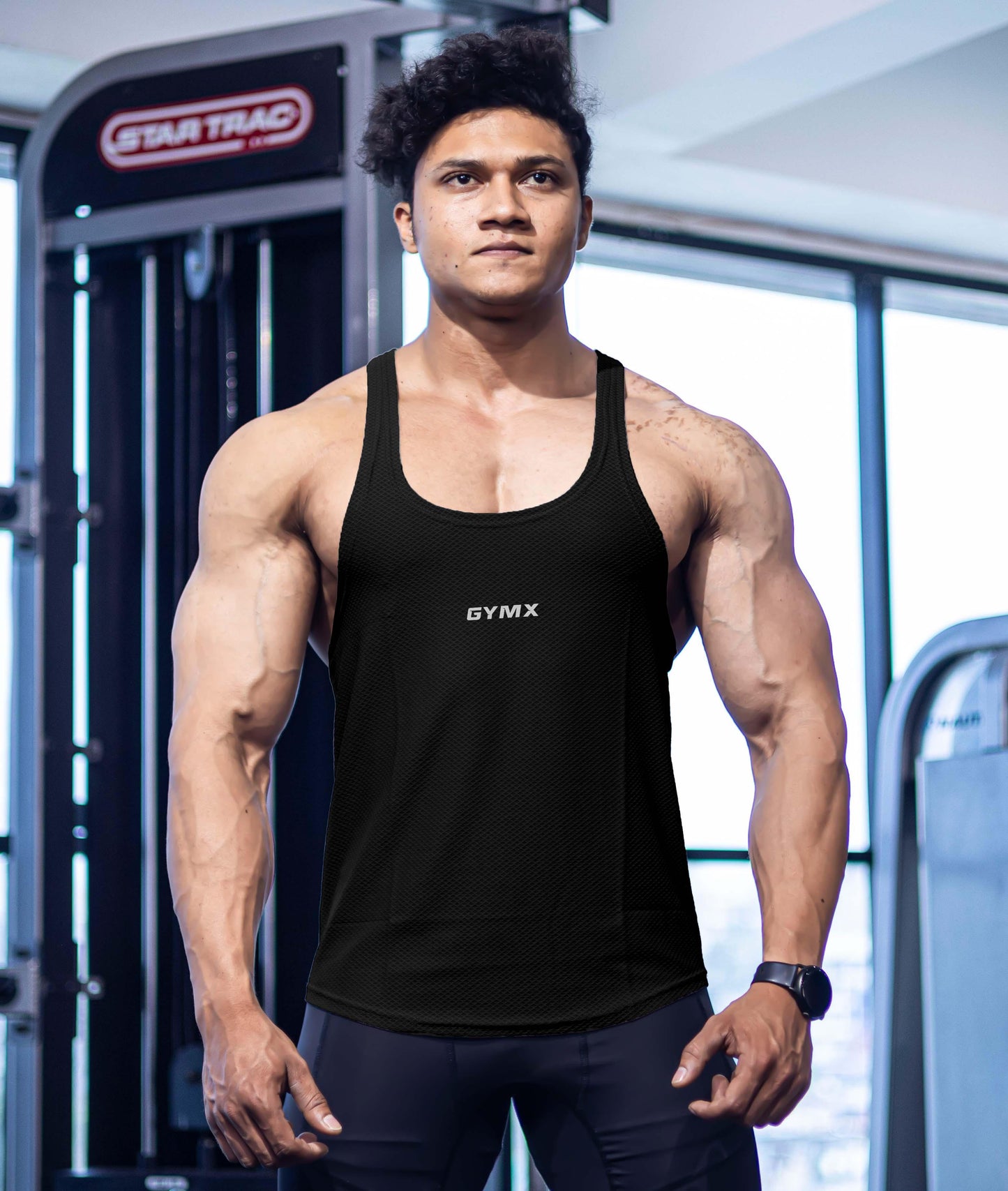 Diamond Cut GymX Stringer: Black - GymX