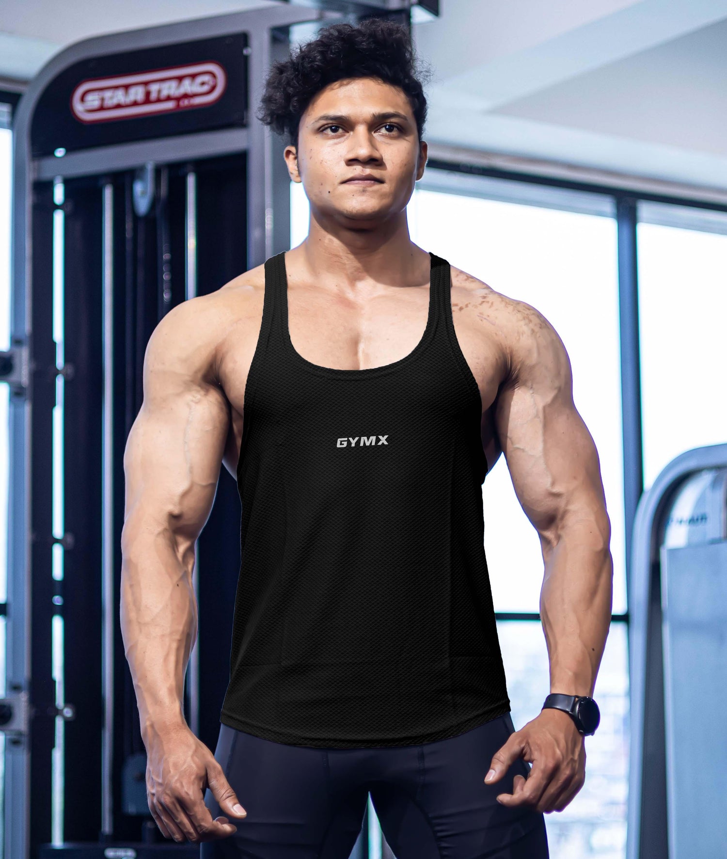 Diamond Cut GymX Stringer: Black - GymX