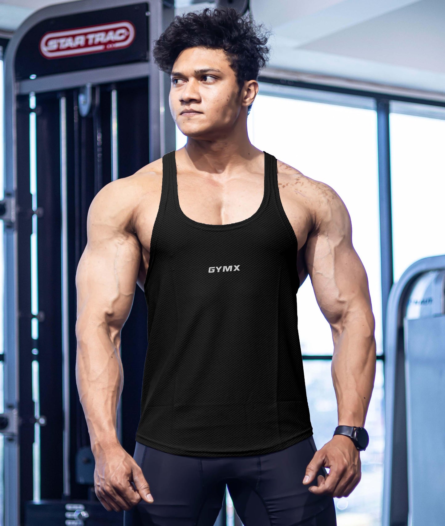 Diamond Cut GymX Stringer: Black - GymX