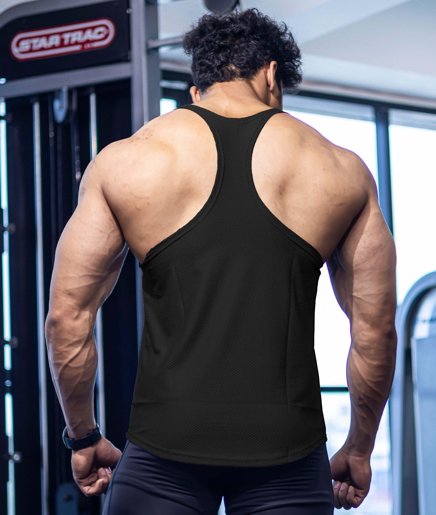 Diamond Cut GymX Stringer: Black - GymX