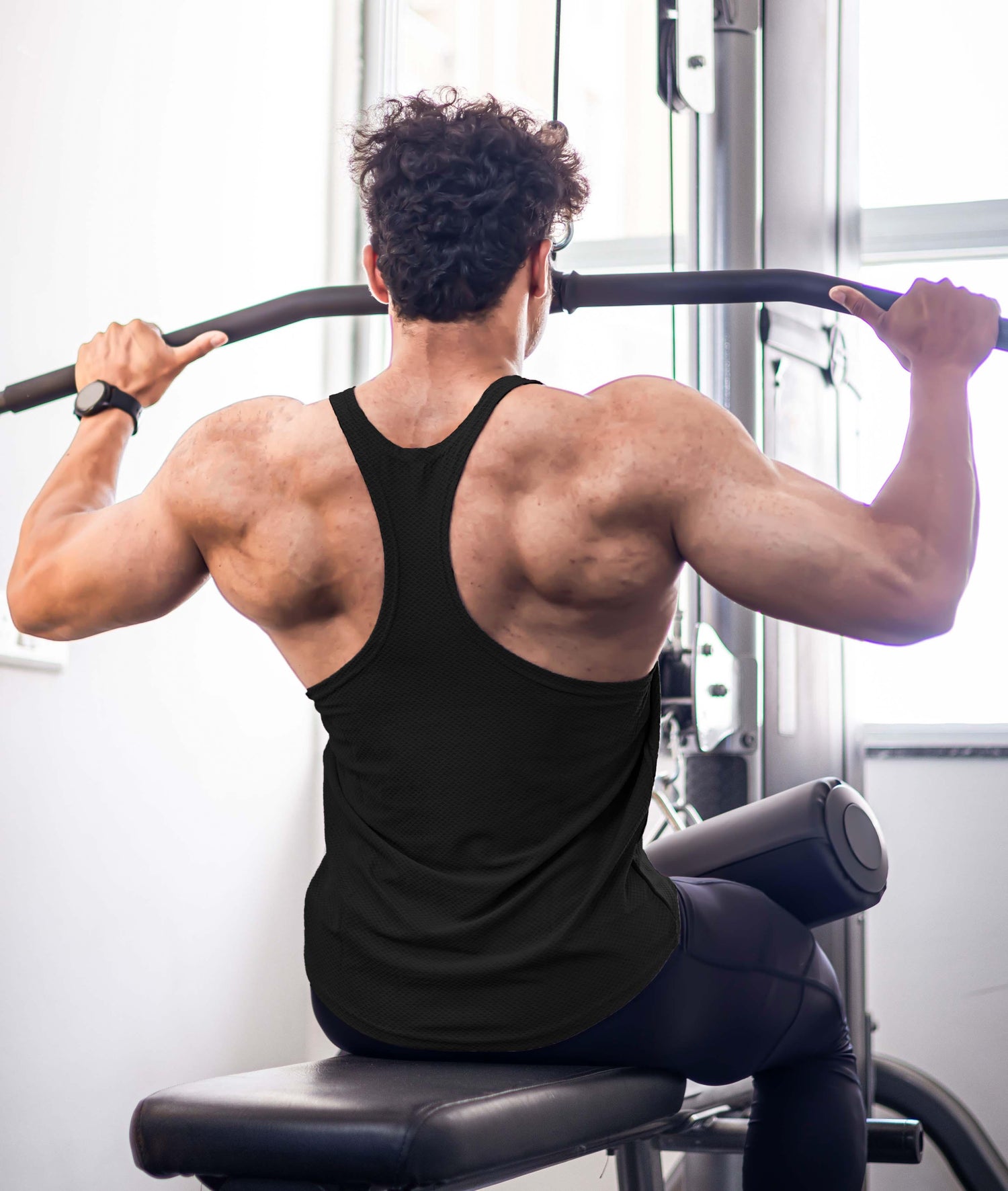 Diamond Cut GymX Stringer: Black - GymX