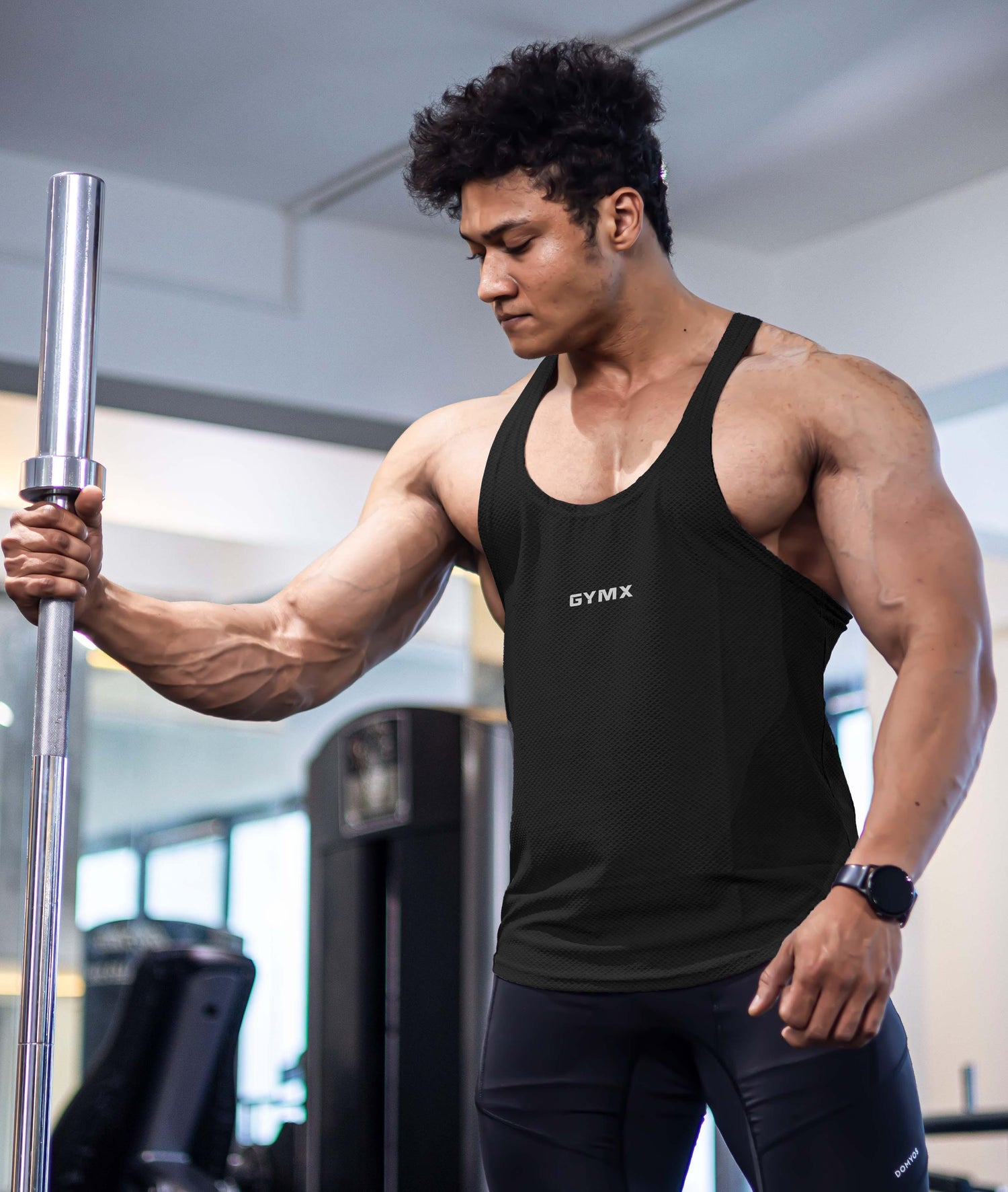 Diamond Cut GymX Stringer: Black - GymX