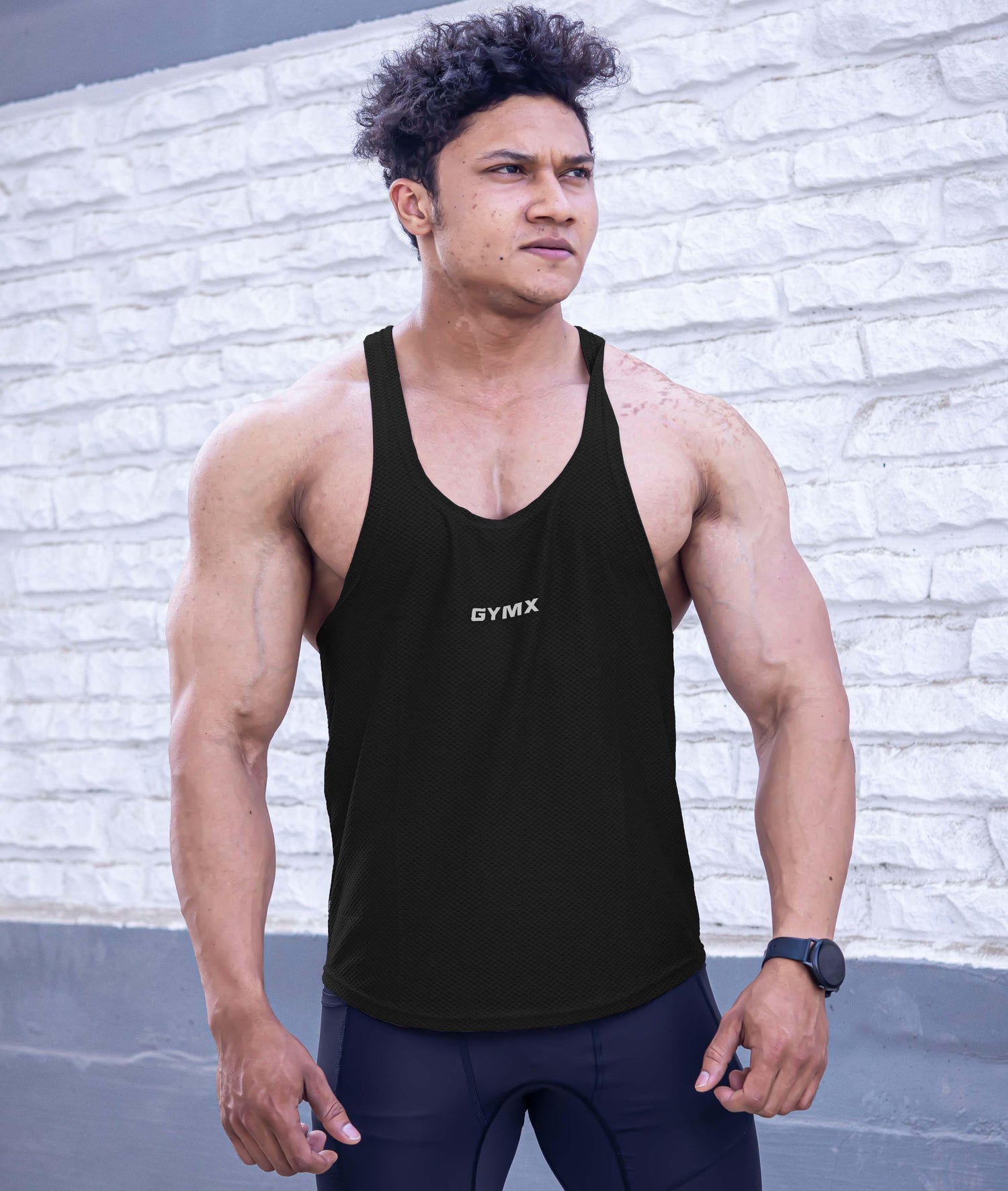 Diamond Cut GymX Stringer: Black - GymX