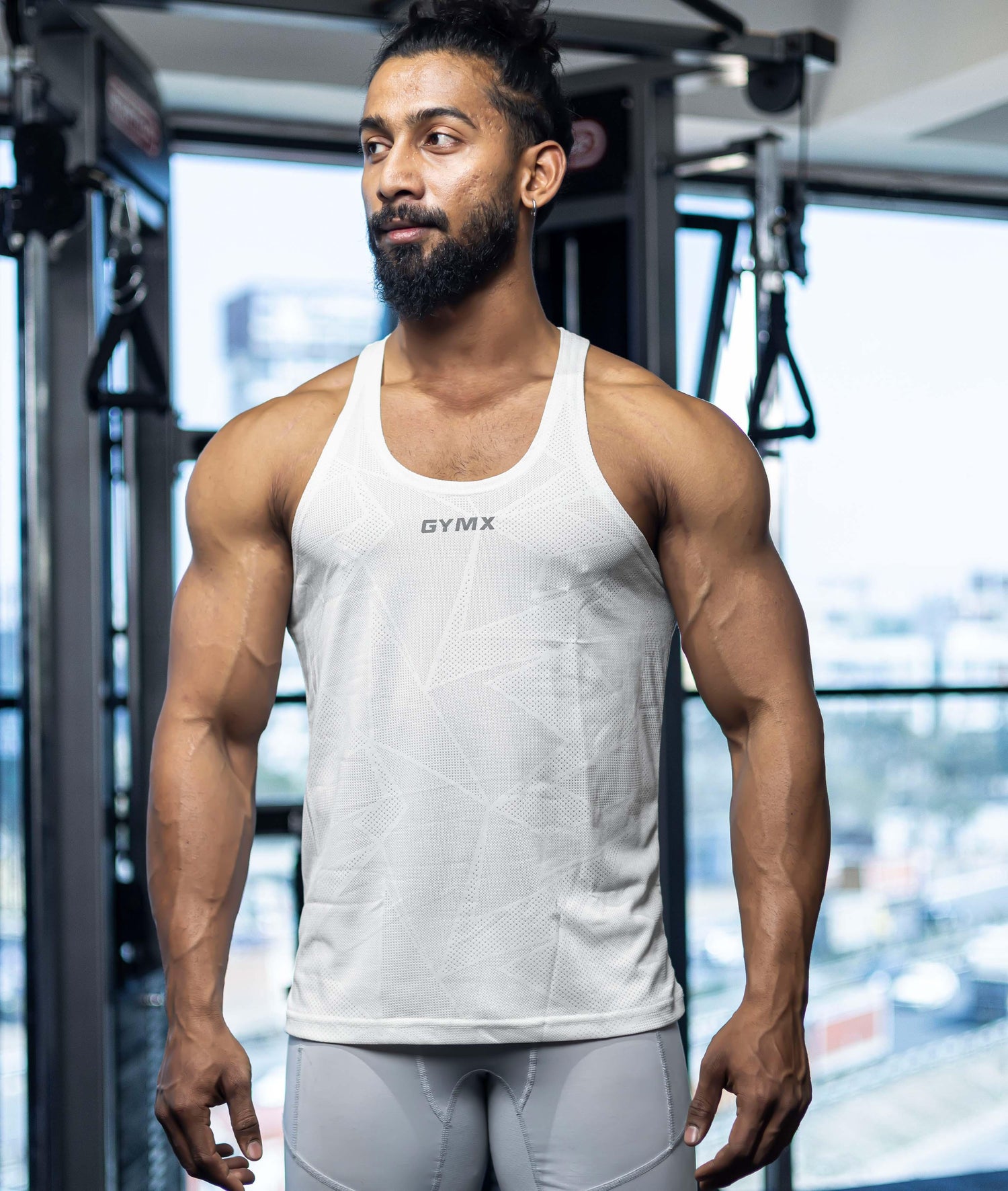 Speed GymX Stringer: Textured White - GymX