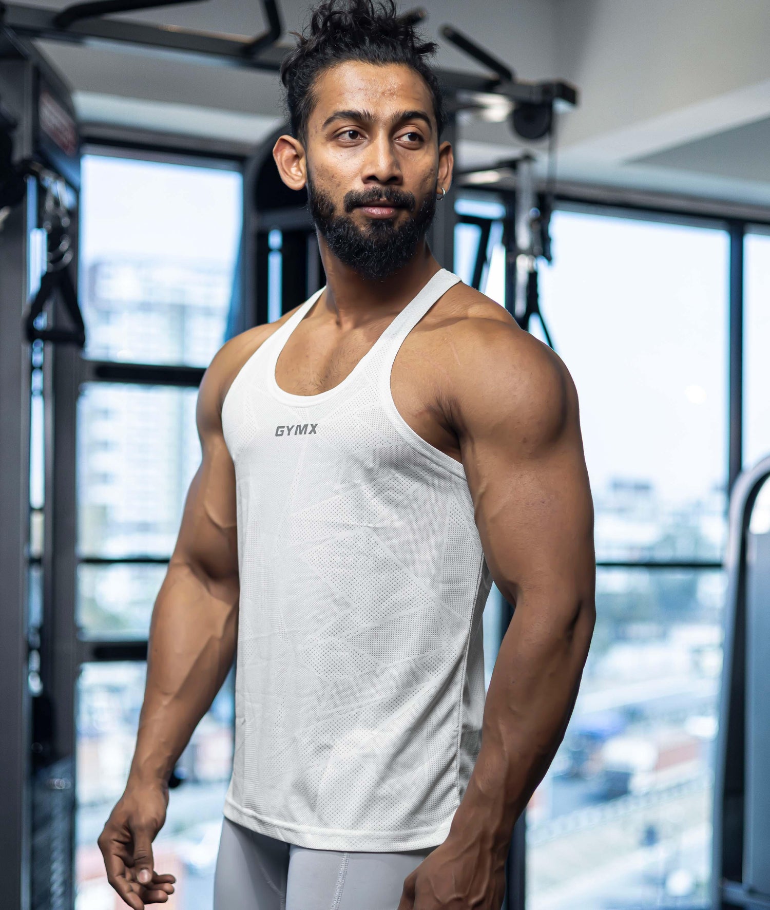 Speed GymX Stringer: Textured White - GymX