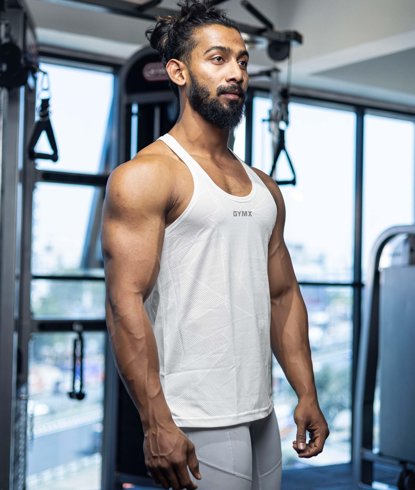 Speed GymX Stringer: Textured White - GymX