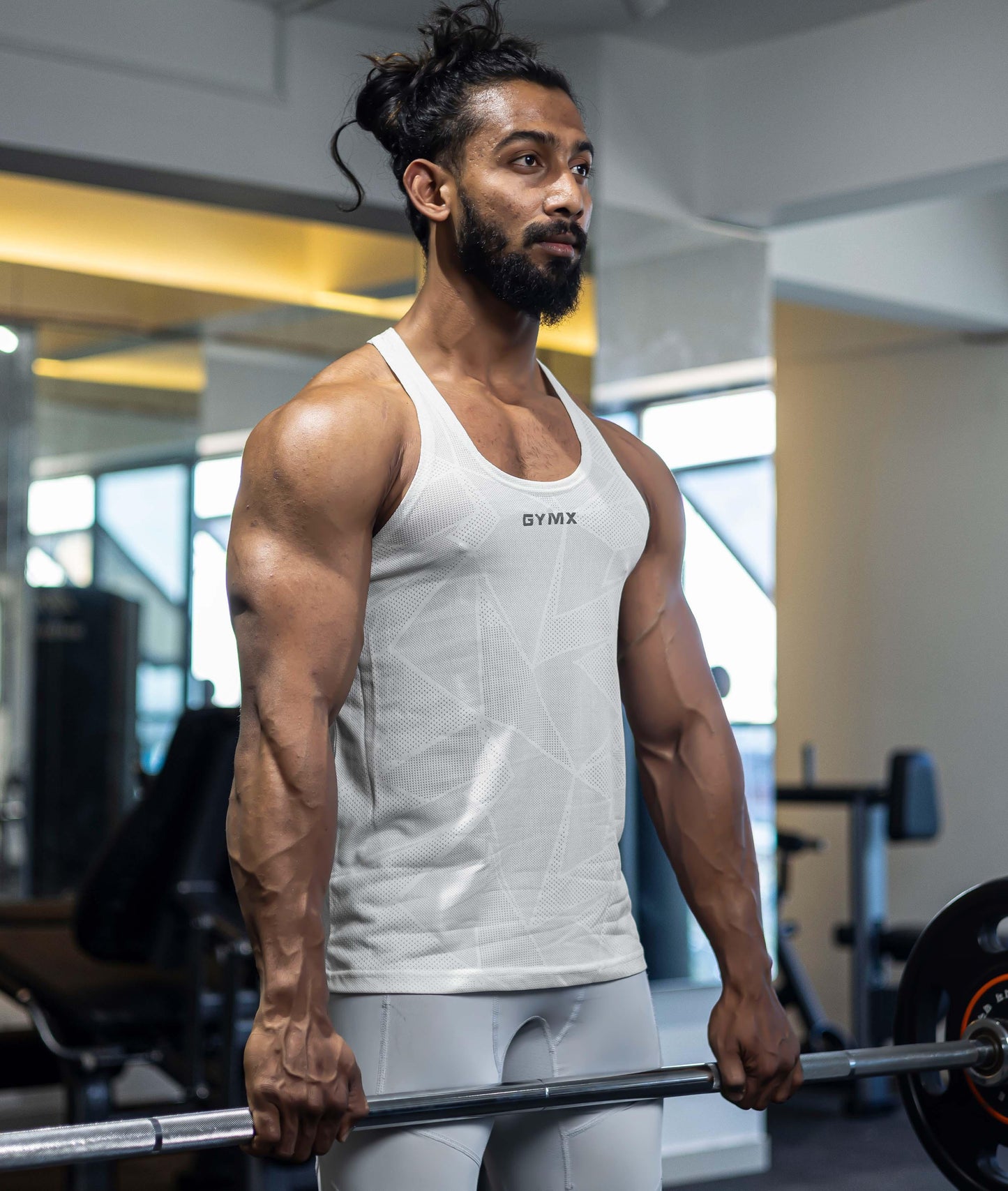 Speed GymX Stringer: Textured White - GymX