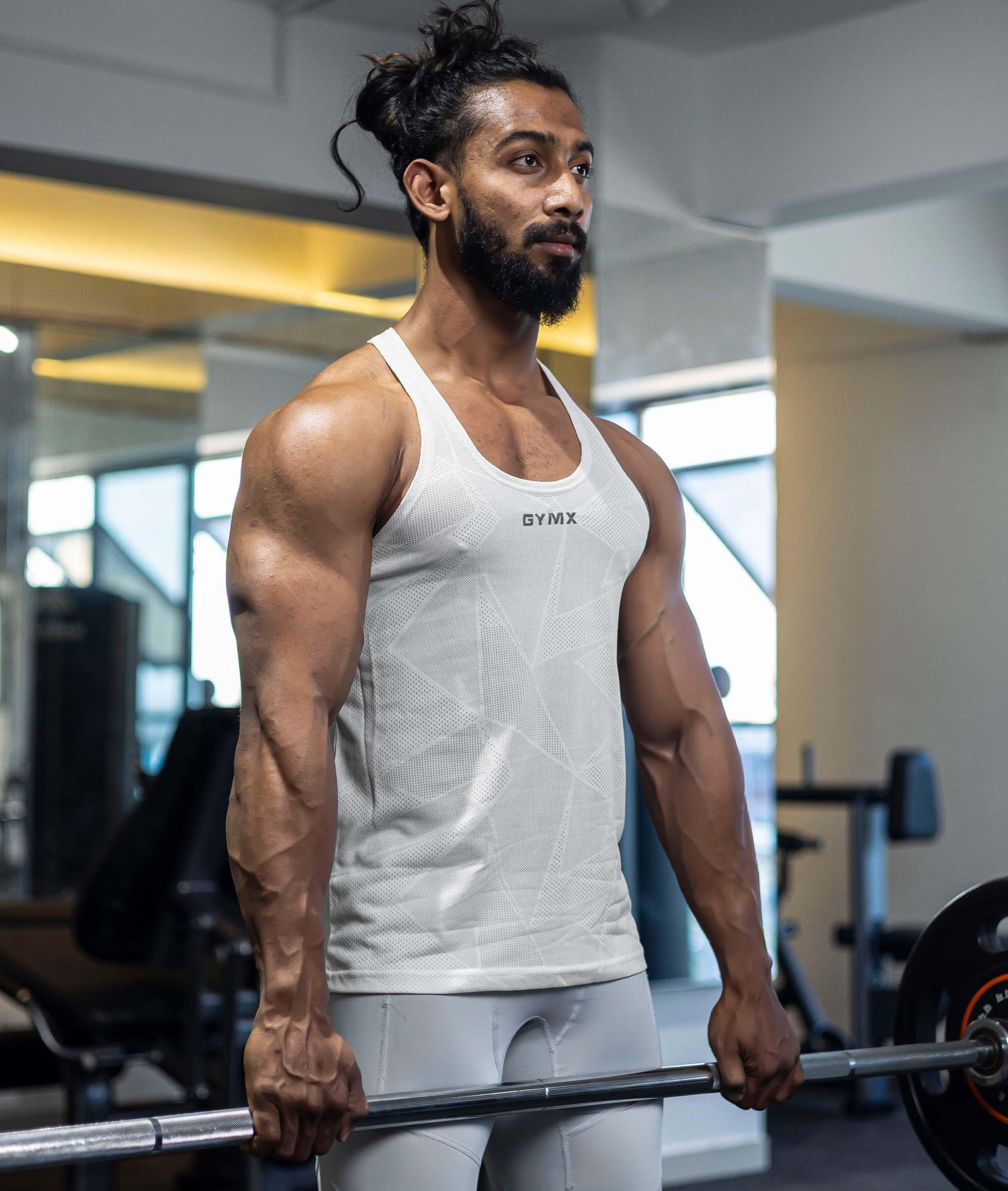 Speed GymX Stringer: Textured White - GymX