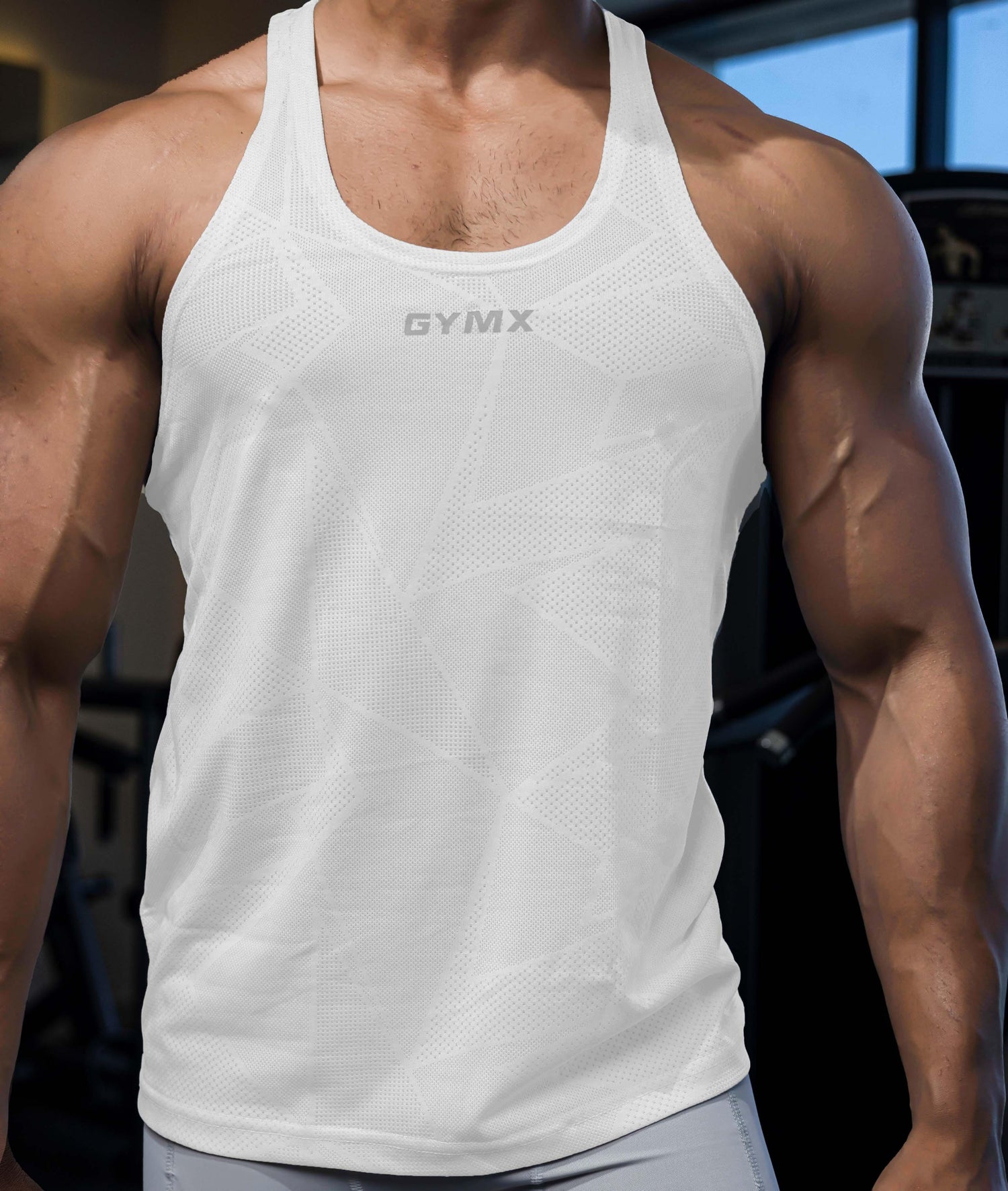 Speed GymX Stringer: Textured White - GymX