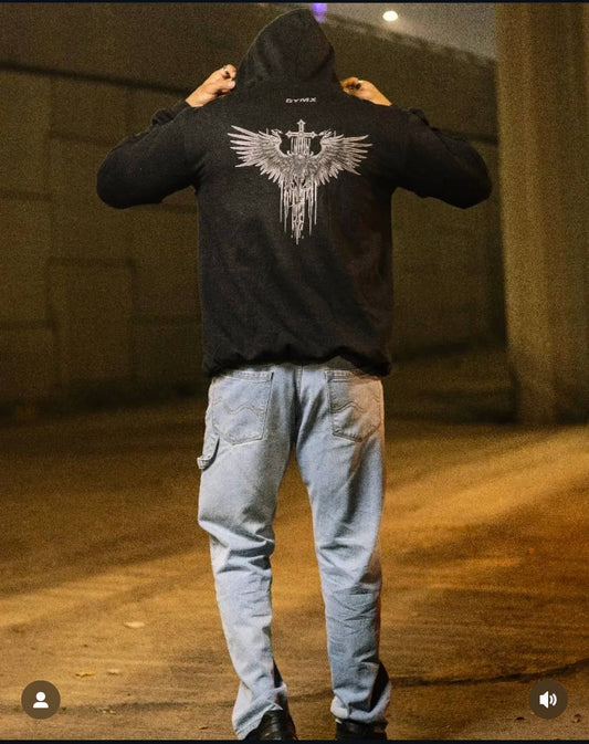 Arc Oversized GymX Hoodie: Black - Sale