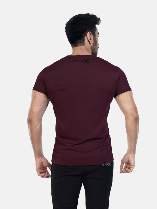Plain maroon tee - Sale
