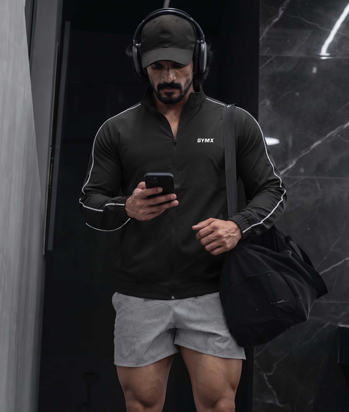 Viper Windcheater GymX Jacket: Wicked Black