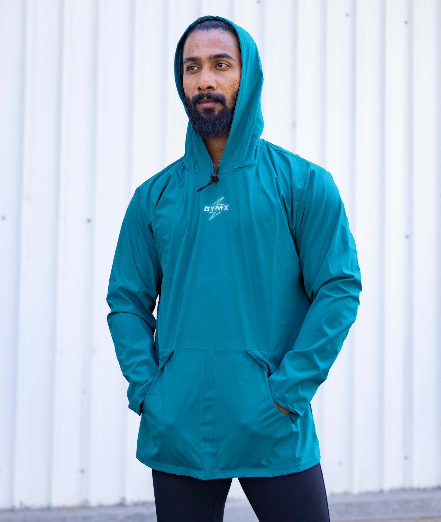 Storm Waterproof Jacket 2.0- Sea Blue (with rainproof phone pockets) - Sale