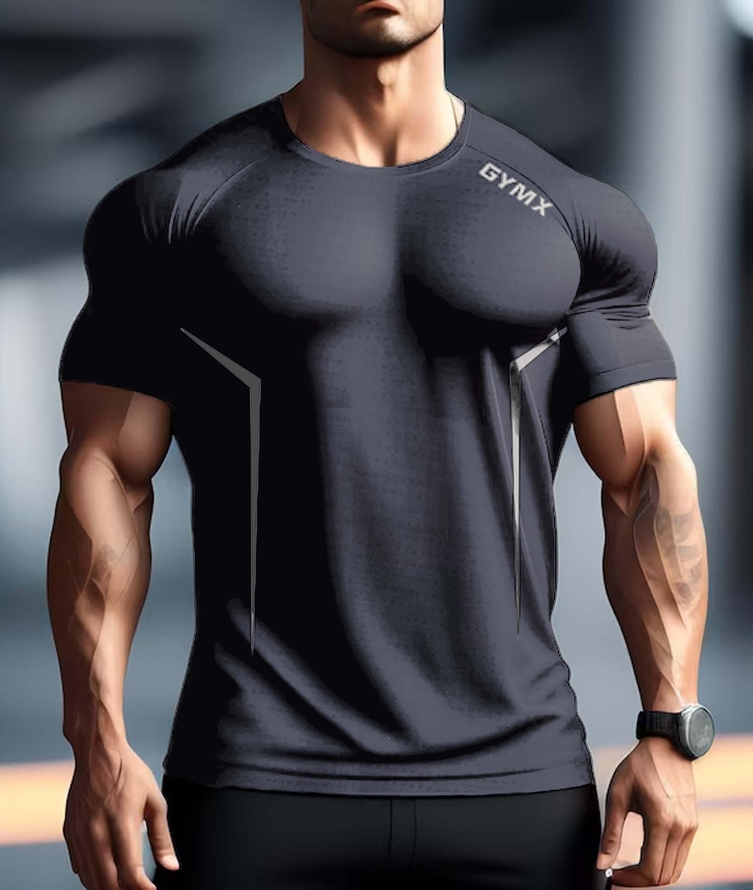 Airflow Steel Grey GymX Tee - Sale - GymX