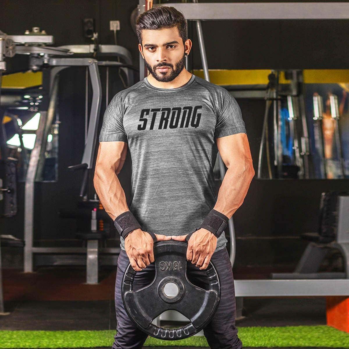 Strong Grey Pattern Tee - Sale - GymX