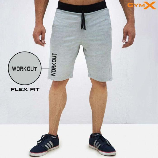 Workout Sterling Grey Performance Shorts (Flex Dry Fit)- Sale