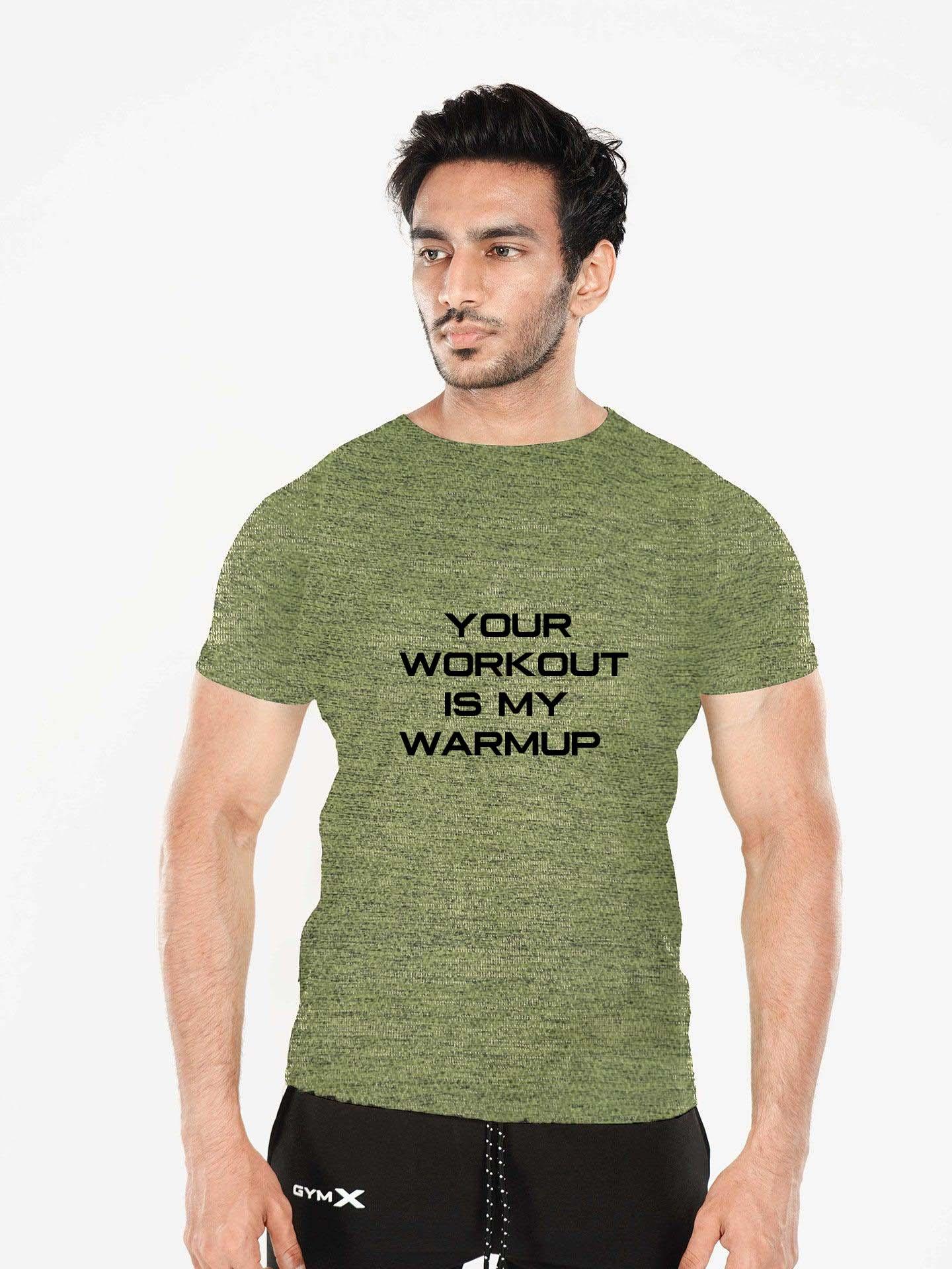 Your Workout is My Warmup Lime Green Tee - Sale