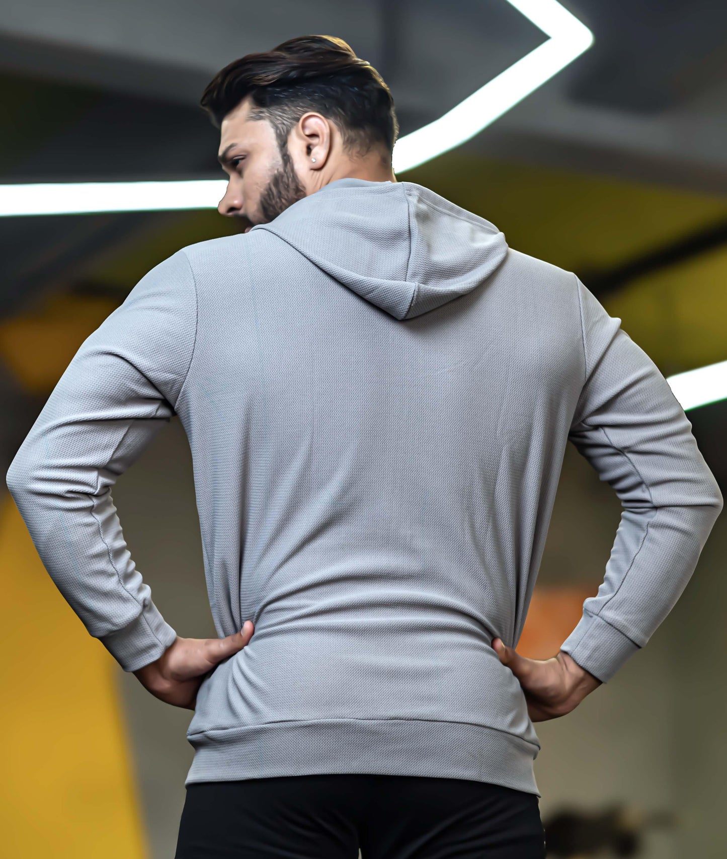 Vogue GymX Hoodie: Grey - sale