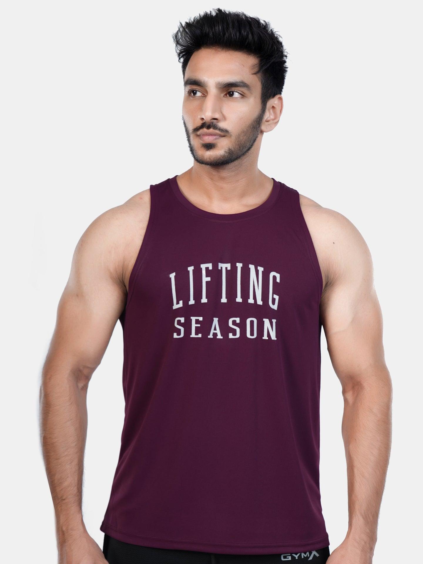Ultra Lite GymX Maroon Tank: Lifting Season - Sale - GymX