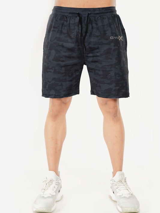 Mystery Blue Camo GymX Shorts - Sale - GymX