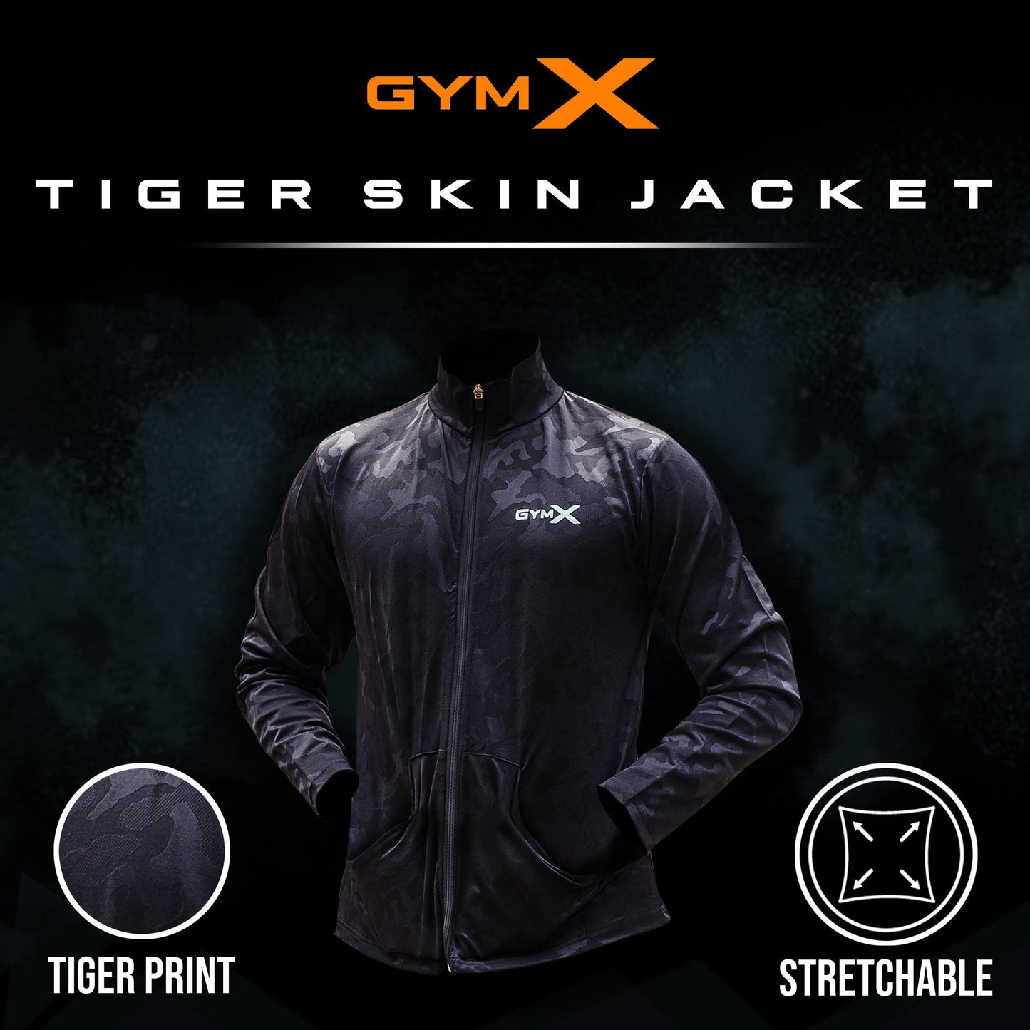 Tiger Black Skin Jacket- Predator Series - GymX
