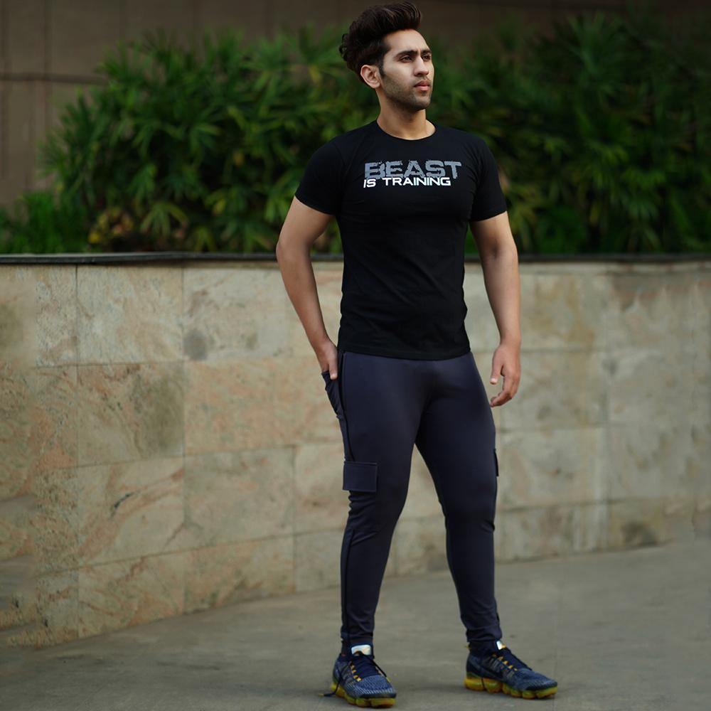 Alpha prime Black Tee- Sale - GymX