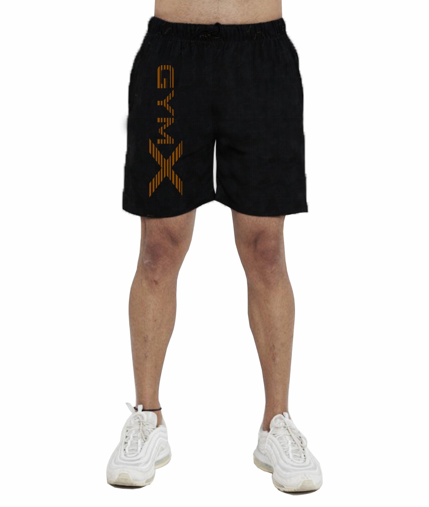 GymX Jet Black Mesh Shorts- Sale - GymX