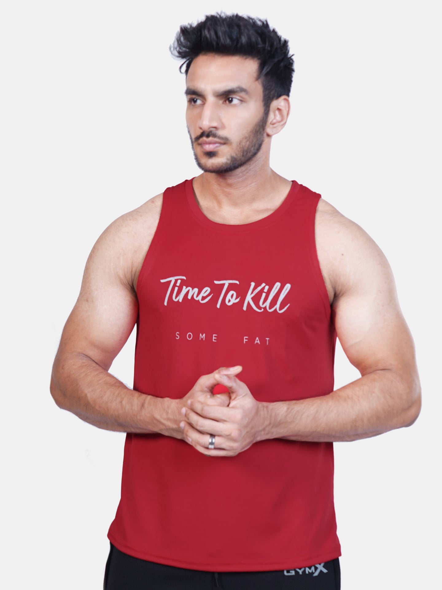 Ultra Lite GymX Red Tank: Time To Kill Some Fat - Sale