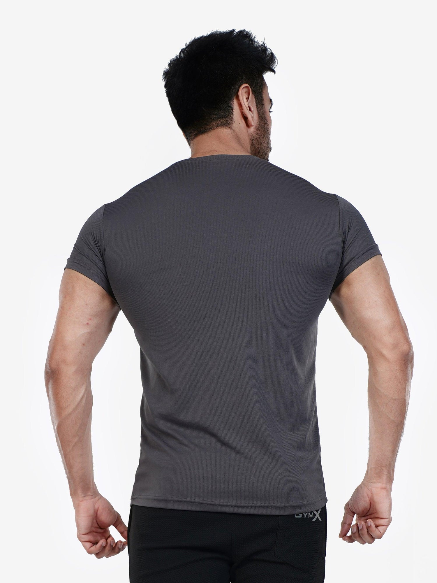 GymX Ultra Lite Tee: Bullet Grey - Sale - GymX
