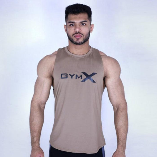 GymX Coffee Beige Tank: Aesthetics Series- Sale - GymX