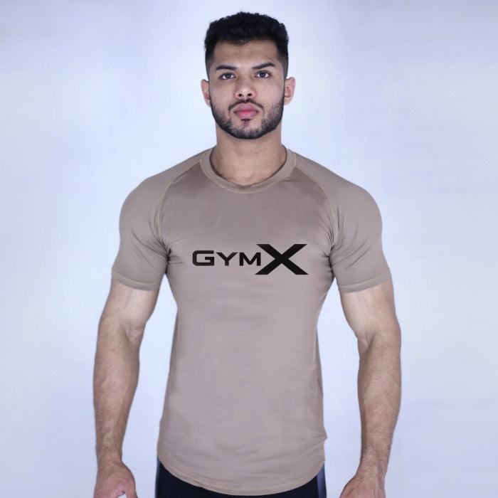GymX Coffee Beige Tee: Aesthetics Series- Sale - GymX