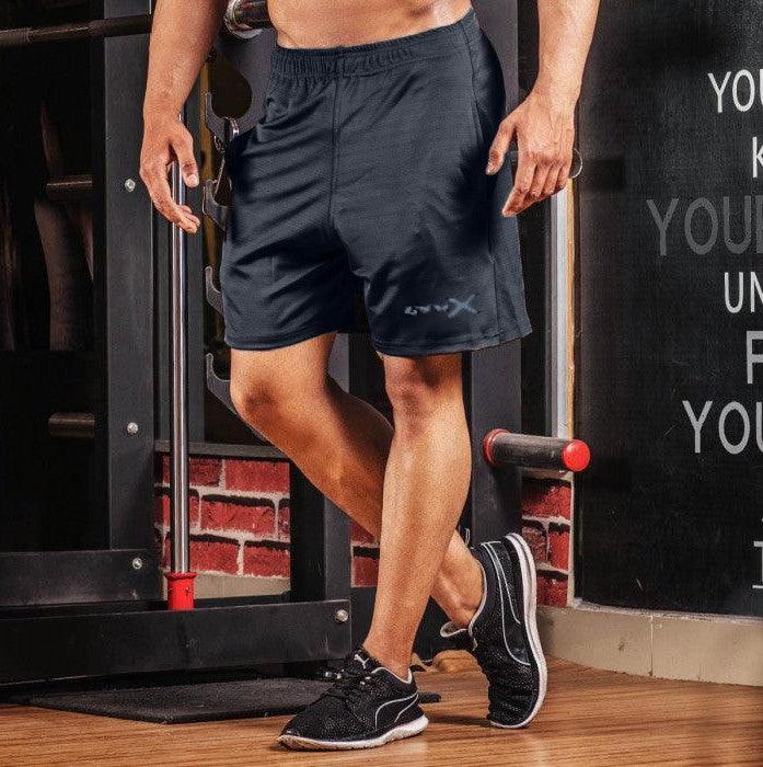 GymX Dark Blue Barricade Shorts - Sale - GymX
