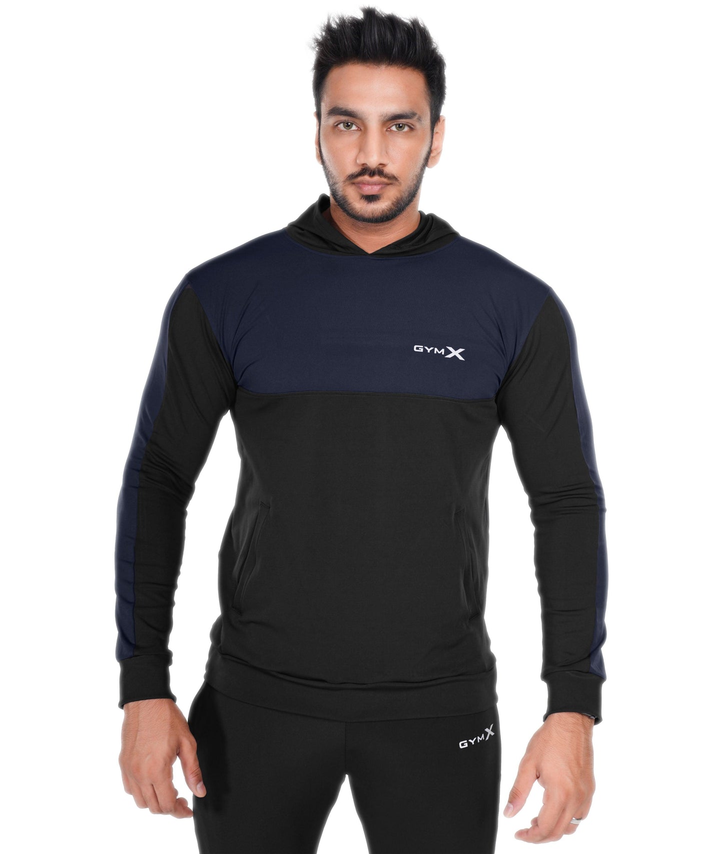 Dual Edition GymX Pullover: Navy Blue- SALE