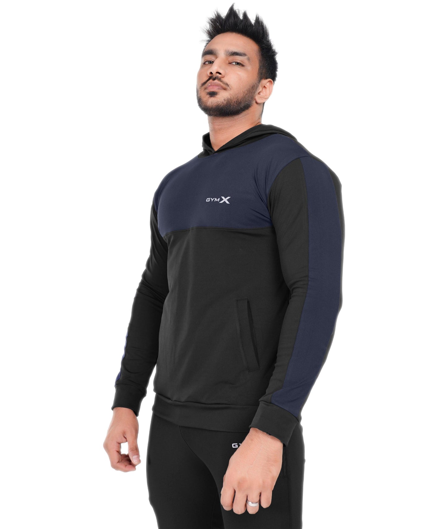 Dual Edition GymX Pullover: Navy Blue- SALE